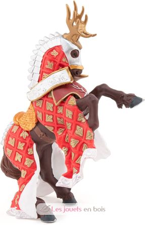 Figurine Cheval du maître des armes cimier cerf PA39912-2870 Papo 3