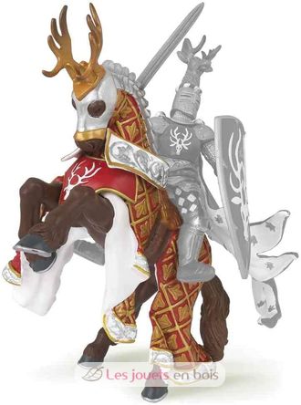 Figurine Cheval du maître des armes cimier cerf PA39912-2870 Papo 4