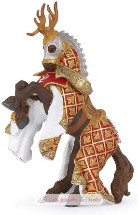Figurine Cheval du maître des armes cimier cerf PA39912-2870 Papo 1