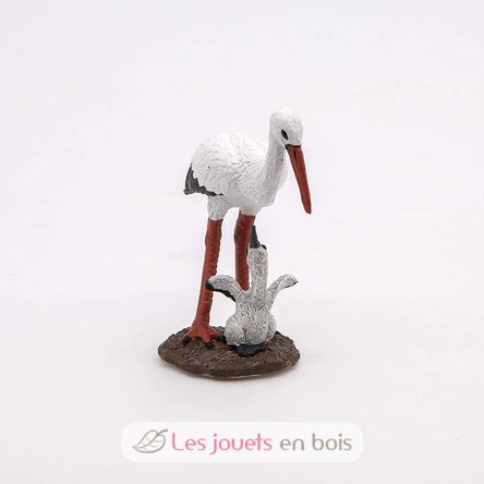 Figurine Cigogne et son bébé PA50159-3931 Papo 3