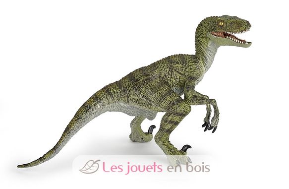 Figurine Vélociraptor vert PA55058 Papo 1