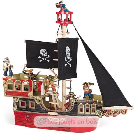 Bateau Pirate Black Beard PA9079-856 Papo 1