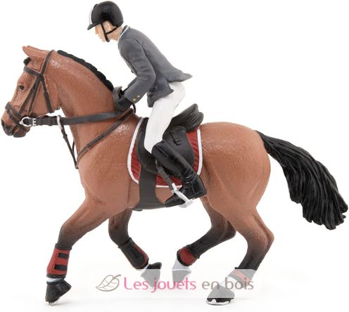 Figurine Cheval de concours et son cavalier PA-51561 Papo 2