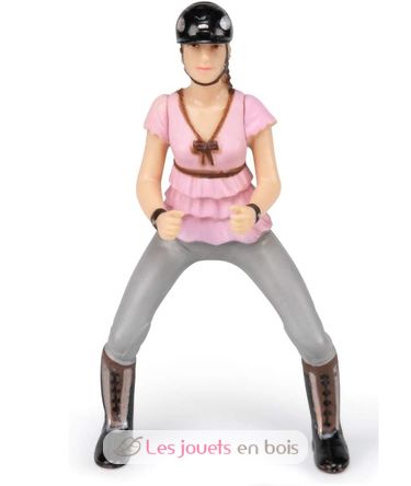 Figurine Cavalière Fashion rose PA52006-3217 Papo 2