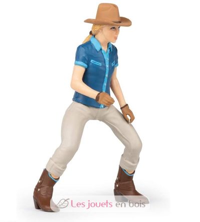 Figurine Cheval western et sa cavalière PA-51566 Papo 10