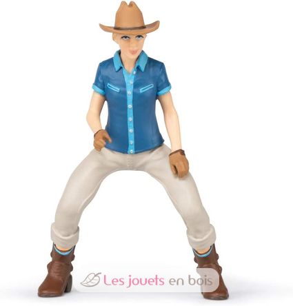 Figurine Cheval western et sa cavalière PA-51566 Papo 9