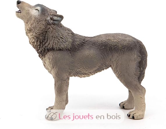 Figurine Loup hurlant PA50171-4758 Papo 3