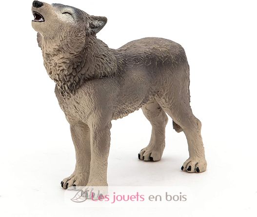Figurine Loup hurlant PA50171-4758 Papo 4