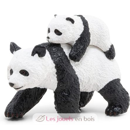 Figurine Panda et son bébé PA50071-3119 Papo 1