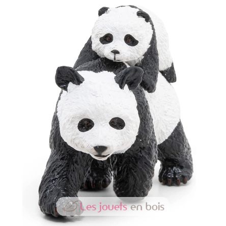 Figurine Panda et son bébé PA50071-3119 Papo 4