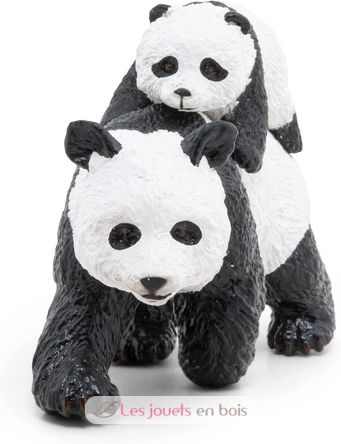 Figurine Panda et son bébé PA50071-3119 Papo 4