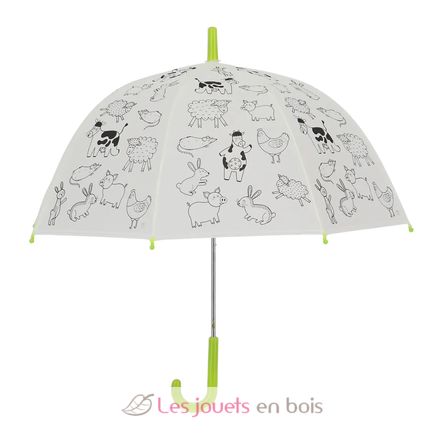 Parapluie à colorier Animaux ferme ED-KG280 Esschert Design 2