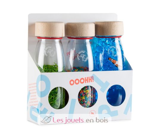 3 Bouteilles sensorielles Eco PB47650 Petit Boum 2