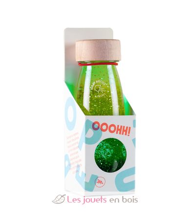 Bouteille sensorielle Float vert PB47635 Petit Boum 3