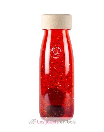 Bouteille sensorielle Float rouge PB47638 Petit Boum 1