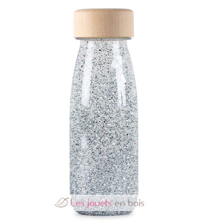 Bouteille sensorielle Float argenté PB47656 Petit Boum 1