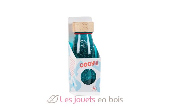 Bouteille sensorielle Float turquoise PB47666 Petit Boum 4