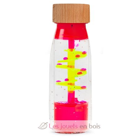 Bouteille sensorielle Move Spirale rose PB85780 Petit Boum 1