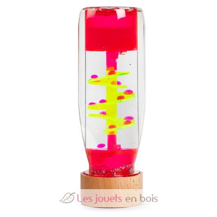 Bouteille sensorielle Move Spirale rose PB85780 Petit Boum 3