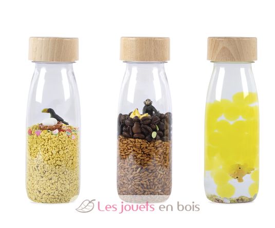 3 Bouteilles sensorielles Tropical PB85736 Petit Boum 1