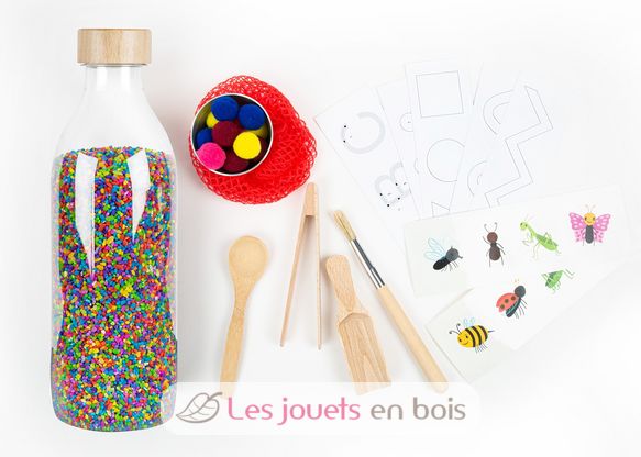 Bouteille sensorielle Wow Touch Bottle PB47654 Petit Boum 3