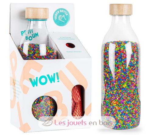 Bouteille sensorielle Wow Touch Bottle PB47654 Petit Boum 1