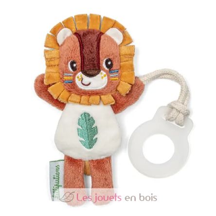 Attache tétine phosphorescent Jack le lion LL83591 Lilliputiens 1