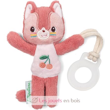 Attache tétine phosphorescent Jeanne le chat LL83592 Lilliputiens 1