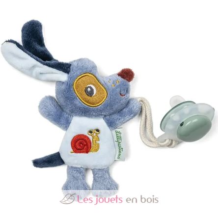 Attache tétine phosphorescent Jules le chien LL83593 Lilliputiens 1