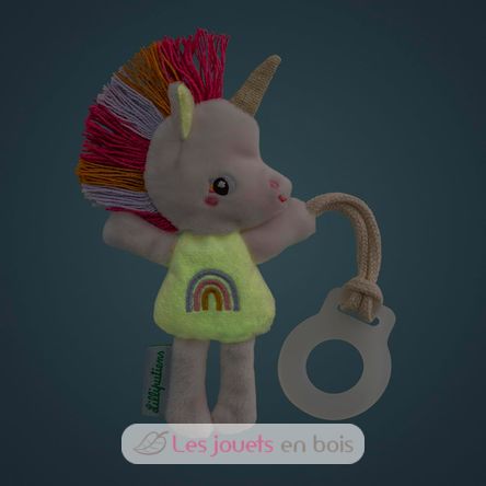 Attache tétine phosphorescent Lena la licorne LL83594 Lilliputiens 3