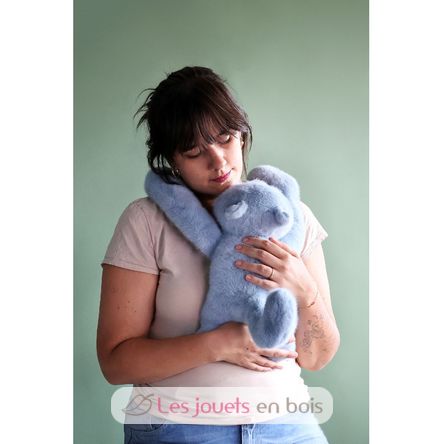 Peluche chat bleu lesté 50 cm HO3480 Histoire d'Ours 4