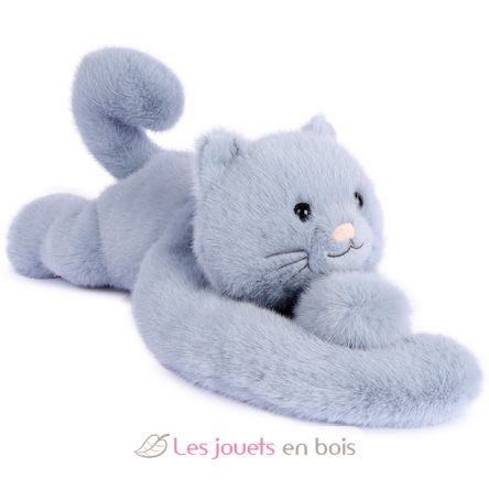 Peluche chat bleu lesté 50 cm HO3480 Histoire d'Ours 1