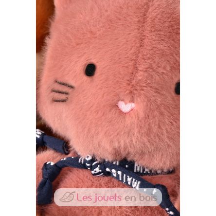 Peluche Chat Méloé poudre de rose 37 cm MA0199 Maïlou Tradition 2