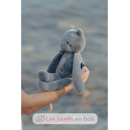 Peluche Chat Méloé bleu gris 37 cm MA0261 Maïlou Tradition 4