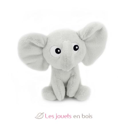 Peluche éléphant maman et son bébé gris DE72804 Les Déglingos 7