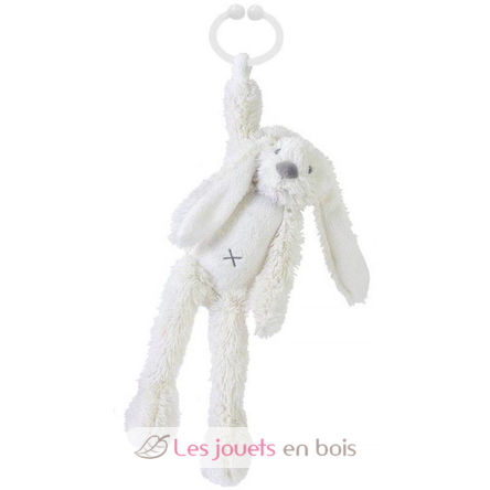 Lapin Richie Ivoire 27 cm à suspendre HH-17349 Happy Horse 1