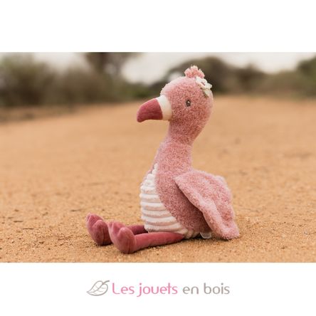 Peluche Flamant rose Safari Friends LD8353 Little Dutch 7