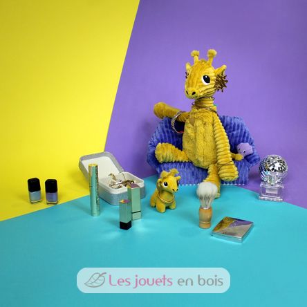 Peluche girafe maman et son bébé DE76230 Les Déglingos 3