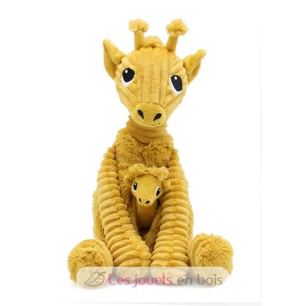 Peluche girafe maman et son bébé DE76230 Les Déglingos 7
