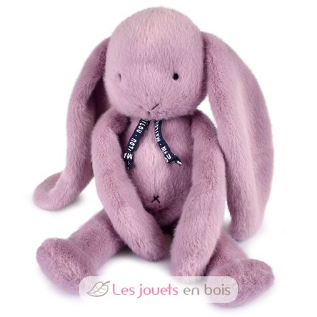 Peluche Lapin Méloé parme guimauve 37 cm MA0329 Maïlou Tradition 2