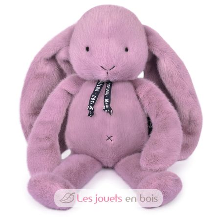 Peluche Lapin Méloé parme guimauve 37 cm MA0329 Maïlou Tradition 1