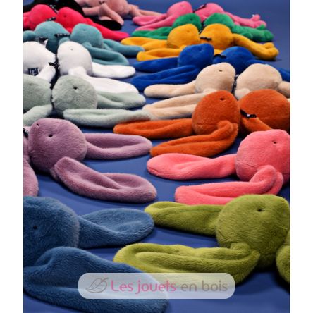 Peluche Lapin Méloé fuchsia peps 37 cm MA0330 Maïlou Tradition 3