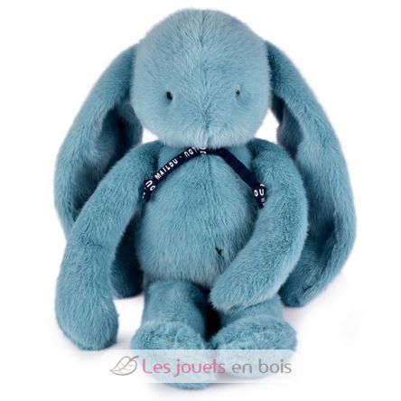 Peluche Lapin Méloé bleu lagon 37 cm MA0266 Maïlou Tradition 1