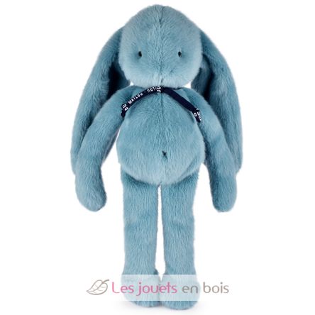 Peluche Lapin Méloé bleu lagon 37 cm MA0266 Maïlou Tradition 4