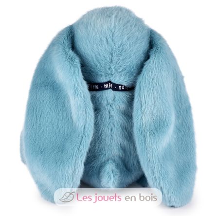 Peluche Lapin Méloé bleu lagon 37 cm MA0266 Maïlou Tradition 3