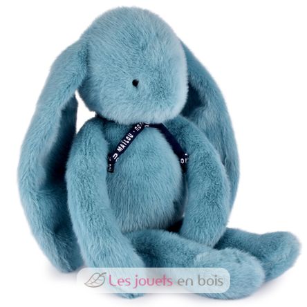 Peluche Lapin Méloé bleu lagon 37 cm MA0266 Maïlou Tradition 2