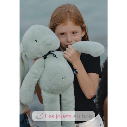 Peluche Lapin Méloé vert sauge 56 cm MA0039 Maïlou Tradition 4