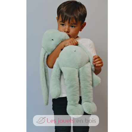 Peluche Lapin Méloé vert sauge 56 cm MA0039 Maïlou Tradition 5
