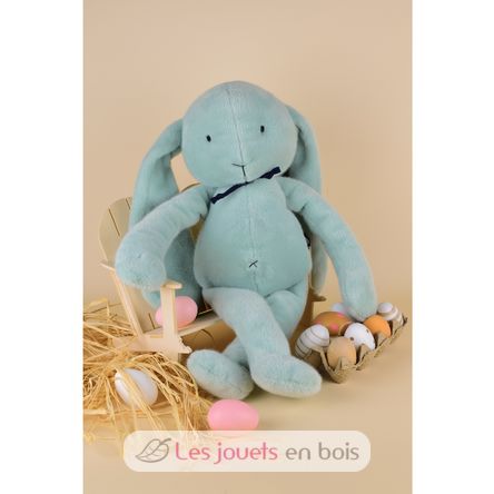 Peluche Lapin Méloé vert sauge 56 cm MA0039 Maïlou Tradition 3