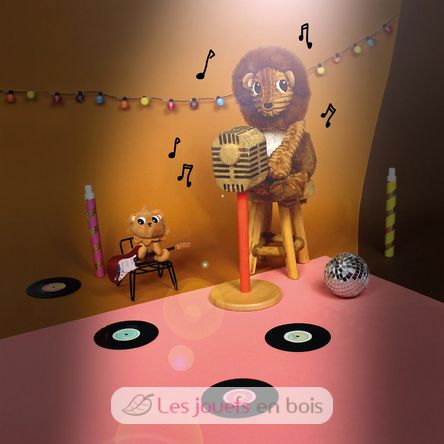 Peluche lion papa et son bébé DE76210 Les Déglingos 7